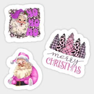 Vintage Santa Claus Stickers Pack Sticker